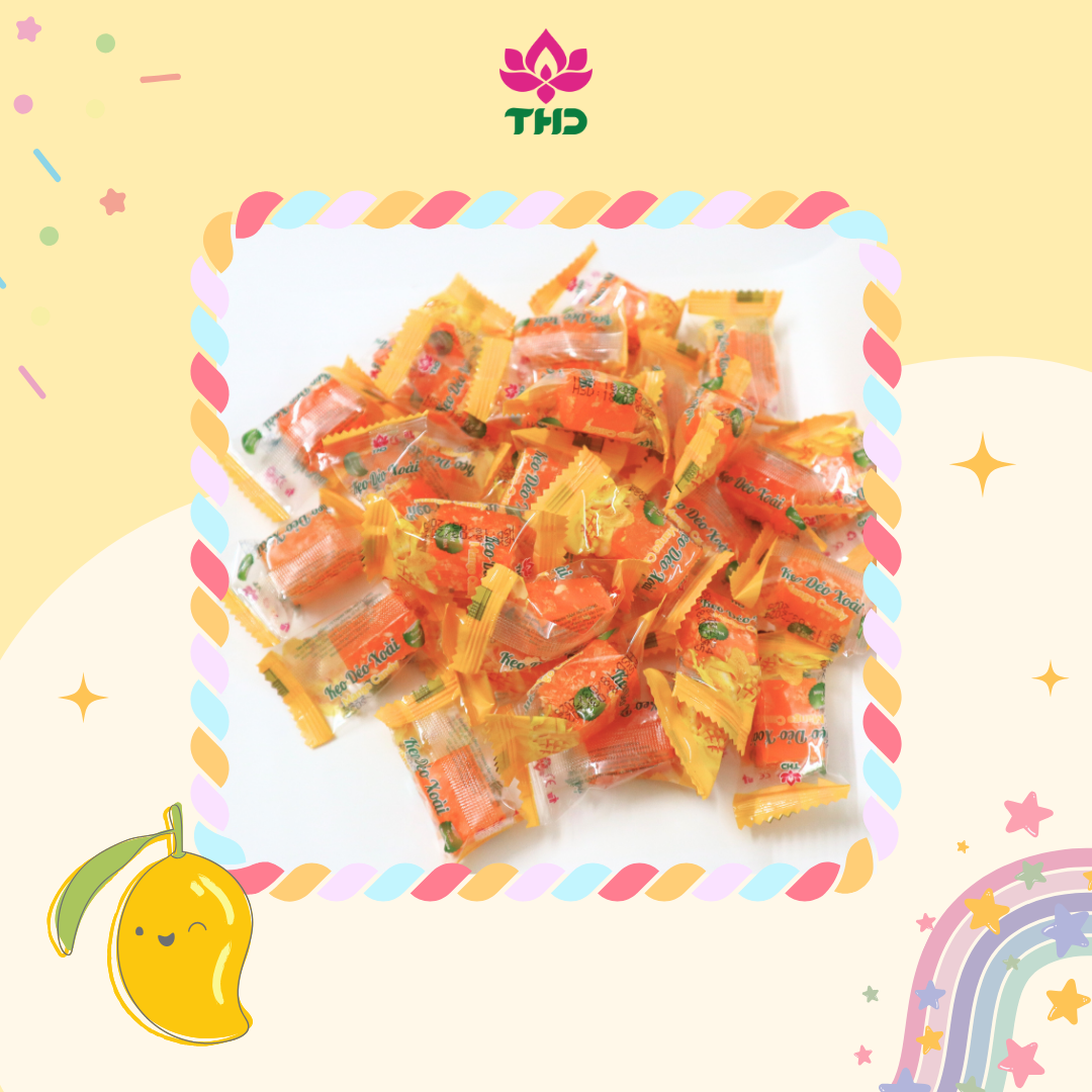 Mango gummy candy