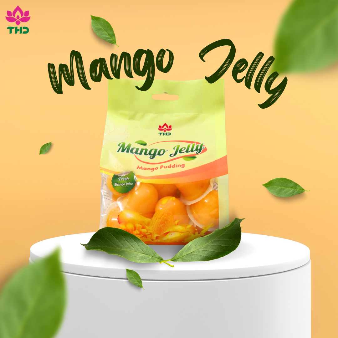 Mango pudding jelly