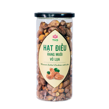 Hạt điều rang muối vỏ lụa