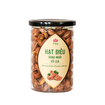 Hạt điều rang muối vỏ lụa